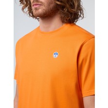 North Sails Regular Fit %100 Organik Pamuk Bisiklet Yaka Tişört