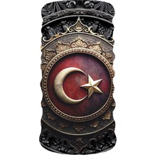 Bebo Store Extreme Outdoor Spor , Motorcu ve Bisiklet Kullananlara Özel Desenli Buff Boyunluk Bandana Balaklava (BAYRAK-218)