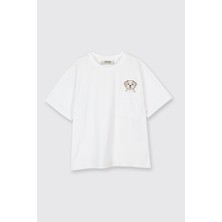 Panço Erkek Bebek Kısa Kollu Beyaz Tişört