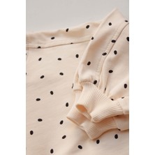 Oh la la Koala For Little Ones Puantiye Baskılı Bebek Sweatshirt