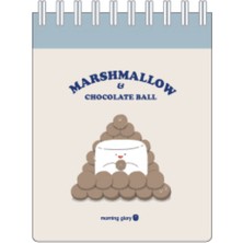 Morning Glory 2000 Çizgili Not Defteri 11,8x9,2 cm Krem 12010-88939