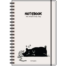 Morning Glory 5000 Çizgili Not Defteri 22,2X15 cm Beyaz 11210-88578