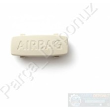 Parça Deponuz Volkswagen Uyumlu Direk Kaplaması "aırbag" Yazılı Kapak. Açık Bej (Tropez) 3C0853437C Nx1 3C0853437C
