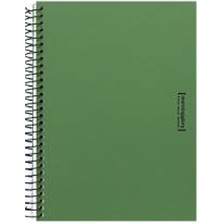 Morning Glory 6000 Prima Çizgili Defter 26,2X19 cm Yeşil 11136-88902