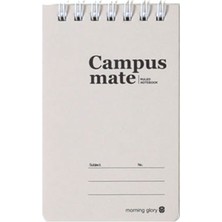 Morning Glory 1200 Campus Çizgili Not Defteri 11,3x7,1 cm Bej 12001-87579