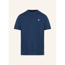 North Sails Regular Fit %100 Organik Pamuk Bisiklet Yaka Tişört