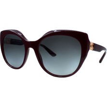 Dolce & Gabbana Dolce&gabbana  4392 3091/8G 56  Kadın Bordo Çekik Çerçeve Güneş Gözlüğü