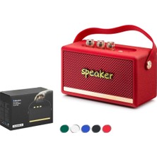  hadron kilburn3 kırmızı bluetooth nostalji speaker168-103-72mm