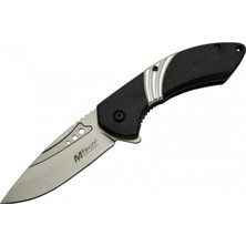 MiraLive Mtech 4214 Beyaz Kamp Çakı 20CM- Yarı Otomatik, Kemerlikli, Oluklu