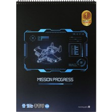 Morning Glory 1200 Çizgili Not Defteri 19X13 Kahverengi 14500-87090