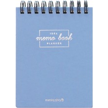 Morning Glory 2000 Planlayıcı Defter 11,8x9 cm Mavi 12010-88717