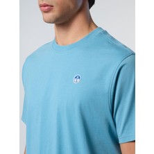 North Sails Regular Fit %100 Organik Pamuk Bisiklet Yaka Tişört