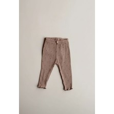 Oh la la Koala For Little Ones Spot Desenli Kız Bebek Paça Fırfırlı Tayt