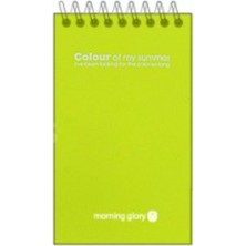 Morning Glory 2000 Çizgili Not Defteri 16,2x8,9 cm Yeşil 12001-87822