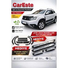 CarEste Dacia Duster 2018-2024 Düz Model Dodik Seti+Kapı Eşiği Hediyeli 12 Parça