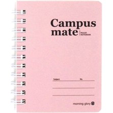 Morning Glory 1200 Çizgili Not Defteri 10,6x8 cm Pembe 12001-87580