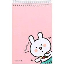 Morning Glory 2000 Çizgili Not Defteri 18,6X12,7 cm Pembe 11111-80568