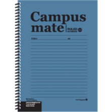 Morning Glory 6000 Çizgili Not Defteri 25,2X17,8 cm Petrol Mavisi 10250-89010