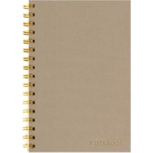 Morning Glory 5000 Çizgili Not Defteri 22X15 cm Krem 11131-89727