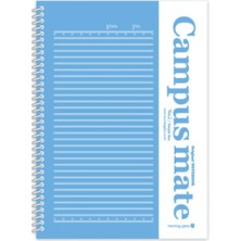 Morning Glory 1200 Çizgili Defter 21,5X15 cm Mavi 10250-89013