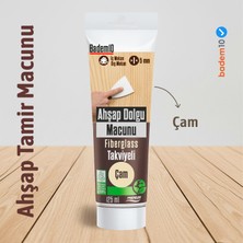 Badem10 Ahşap Parke Tamir Macunu Çam Renk Mobilya Masa Dolgu Çatlak Çizik Giderici 125 ml