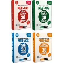 Anla Kazan Yayınları Yeni Ags - Pegem 2026 Meb-Ags Sözel + Sayısal Yetenek + Tarih + Türkiye Coğrafyası 120 Deneme 4 Lü Set Pegem Akademi Yayınları