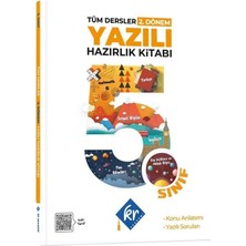 Kr Akademi 5. Sınıf Tüm Dersler 2. Dönem Yazılı Hazırlık Kitabı Kr Akademi Yayınları