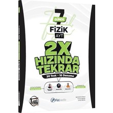 Fizipedia Yks Ayt Fizik 7 Günde 2x Hızında Tekrar Fizipedia Yayınları