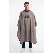 Jrl Tam Saten Örtü 115X140 cm Kabartmalı Çıtçıtlı Kesim Penuarı Gri