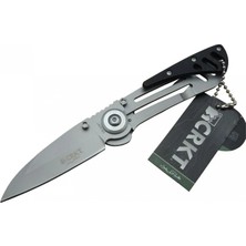MiraLive Crkt Cr 0087 Bk Kamp Çakı 18 cm - Metal Saplı, Otomatik, Kılıflı