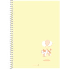 Morning Glory 2000 Çizgili Not Defteri 25,2X17,8 cm Sarı 10230-89772