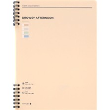 Morning Glory 4500 Çizgili Defter 26X19 cm Bej 11210-89096