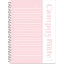 Morning Glory 1200 Çizgili Defter 21,5X15 cm Pembe 10250-89013