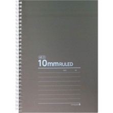 Morning Glory 3500 Çizgili Defter 26X19 cm Gri 11111-88892