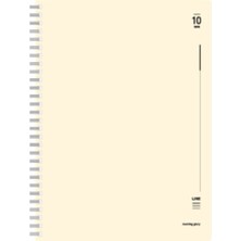 Morning Glory 2000 Iv Çizgili Defter 26X19 cm Sarı 11111-88144