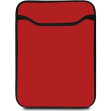 Arabulalaca Macbook Air 15 Inç A3448 M5 Çip 2026 Model  Neopren Koruma Kese Kılıf Ölçü 25CM...37CM.. Kırmızı