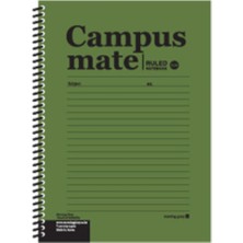 Morning Glory 6000 Çizgili Not Defteri 25,2X17,8 cm Yeşil 10250-89010