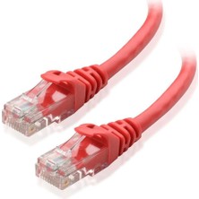 Teldata Tld-1000K Cat6 10 Metre Kırmızı Utp Patch Kablo