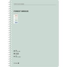 Morning Glory 3000 Theme Çizgili Defter 25,8X19 cm Yeşil 11210-87576
