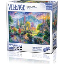 Gray Line Gry 20046 Mountain Village 500 Parça Puzzle -Ks Nel1
