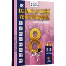Krallar Karması 8. Sınıf Lgs Tc Inkılap Tarihi ve Atatürkçülük 16X10 Branş Denemeleri Krallar Karması