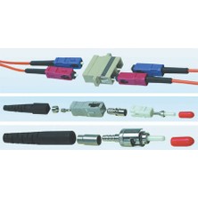 HCS Lc Duplex Sm Plastik Adaptor Mavi