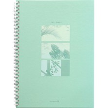 Morning Glory 4500 Çizgili Defter 26X19 cm Yeşil 11131-88965