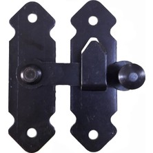 Kaia Life Fransız Kilidi Bahçe Kapısı Mandalı Siyah