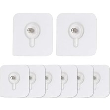 Esranın Dünyası Kendinden Yapışkanlı Çok Amaçlı Şeffaf Askı Aparatı - 8 Adet