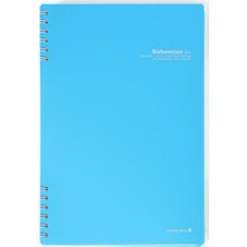 Morning Glory 3500 Çizgili Not Defteri 22X15 cm Mavi 11210-87289