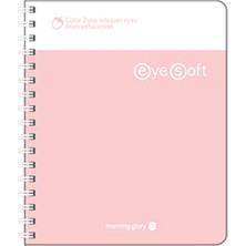 Morning Glory 2000 Çizgili Not Defteri 15X12,5 cm Pembe 12010-89636