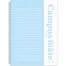 Morning Glory 1200 Çizgili Not Defteri 21,5X15 cm Mavi 10250-89000