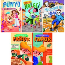 Timaş Çocuk 2. 3. Sınıf Okuma Seti 5 Kitap Set Mucizenin Adı Umut-Faruk Set-Bünyo-Yedek Kaleci