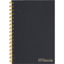 Morning Glory 5000 Çizgili Not Defteri 22X15 cm Siyah 11131-89727